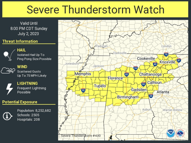 Severe Thunderstorm Watch