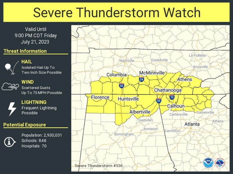Severe Thunderstorm Watch