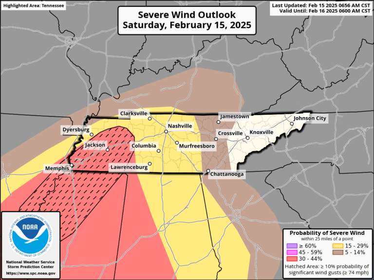 SEVERE WEATHER THREAT FOR MIDDLE AND EAST TENNESSEE THIS WEEKEND – 3B ...
