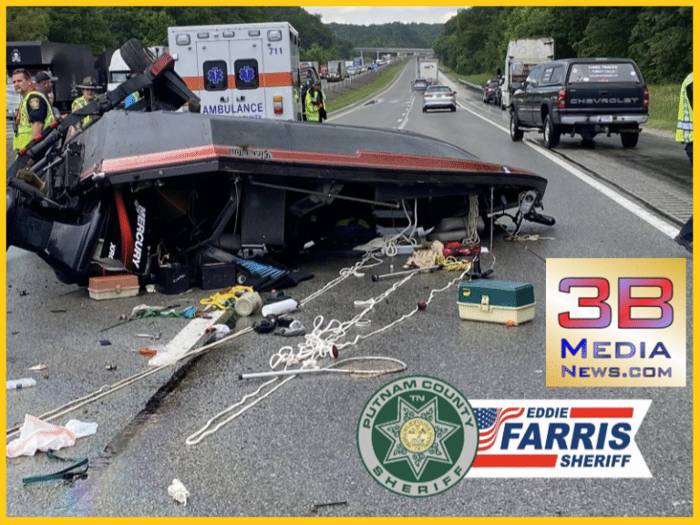 BLOCKAGE ON EASTBOUND I-40 IN PUTNAM COUNTY – 3B Media News