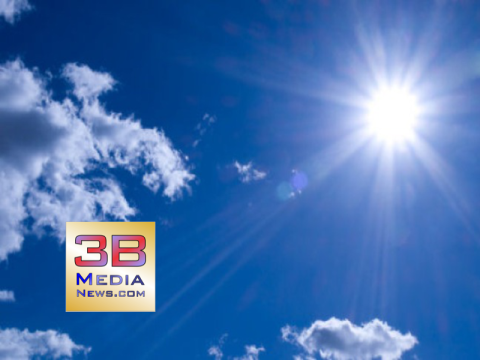 3B MEdia News Obituary Background Template 2 blue sky