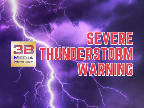 3B Media Severe Thunderstorm Warning 2
