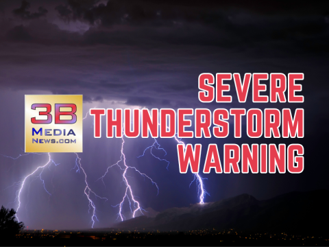 3B Media Severe Thunderstorm Warning 3