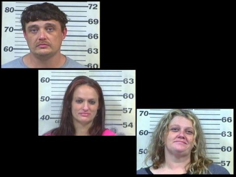 3 CHARGED IN TRAFFIC STOP