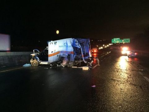 TWO KILLED IN AMBULANCE-INVOLVED ACCIDENT ON I-40 EAST NEAR NASHVILLE