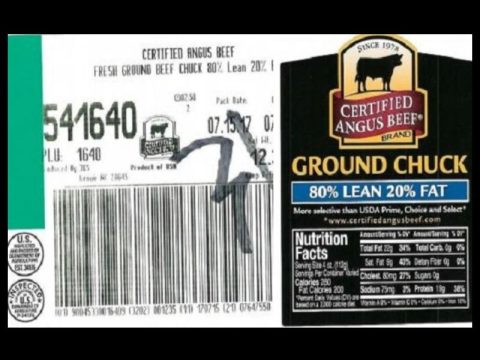 5000 POUNDS OF GROUND BEEF BEING RECALLED DUE TO CONTAMINATION