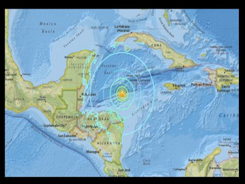 7.6 MAGNITUDE EARTHQUAKE STRIKES HONDURAS & CAYMAN ISLANDS