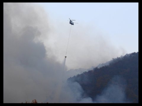 NEARLY 100 FIREFIGHTERS BROUGHT IN FROM WESTERN U.S. TO BATTLE BLAZES IN TENNESSEE
