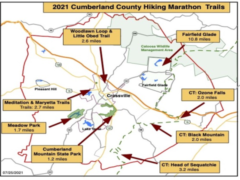 CUMBERLAND COUNTY HIT THE TRAILS