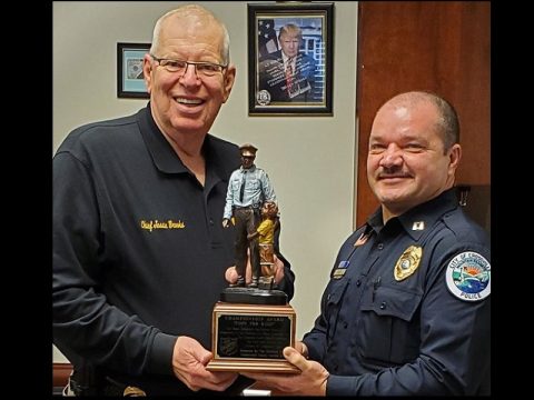 Crossville Police award