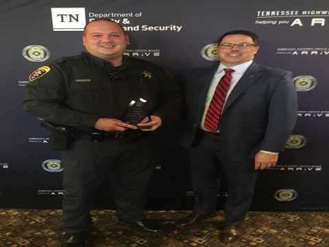 CUMBERLAND COUNTY DEPUTY PRESENTED WITH THSO "DEPUTY OF THE YEAR" AWARD