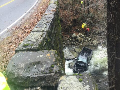 WOMAN DIES IN CAR CRASH IN GREAT SMOKY MOUNTAINS NATIONAL PARK SATURDAY