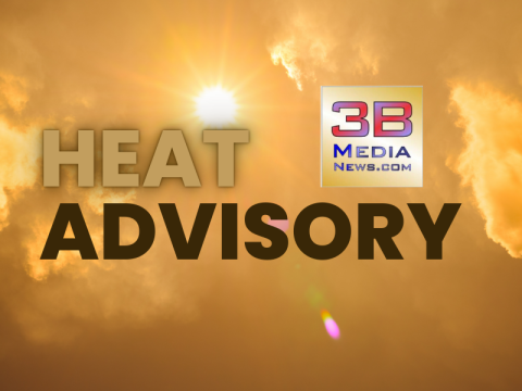 A Heat Advisory has been issued.