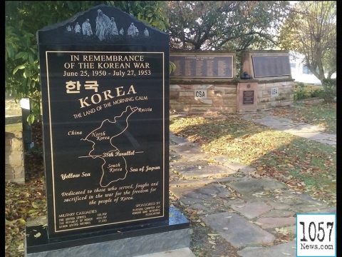 Korean War dedication