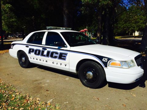 Lenoir City police car