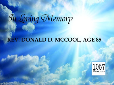 REV. DONALD DAVIS MCCOOL, 85