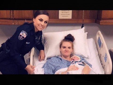 Police officer delivers baby
