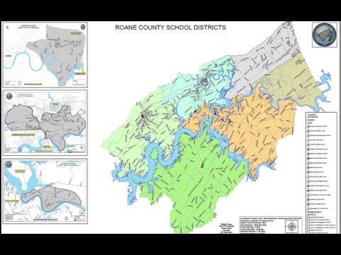 Roane Schools redistrict map