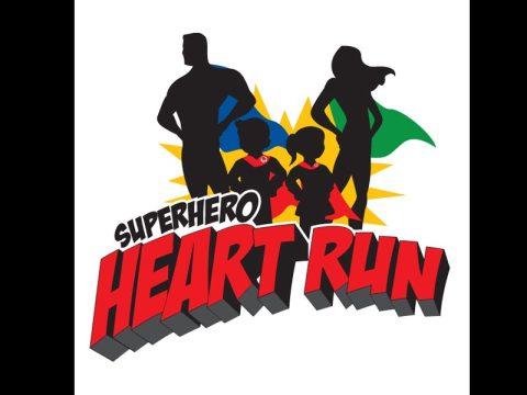 Superhero heart run