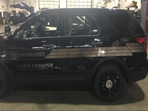 TENNESEE HIGHWAY PATROL USING "GHOST STRIPES" ON CRUISERS