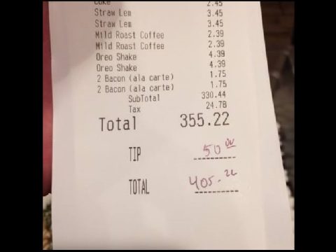 Woman pays firefighters bill