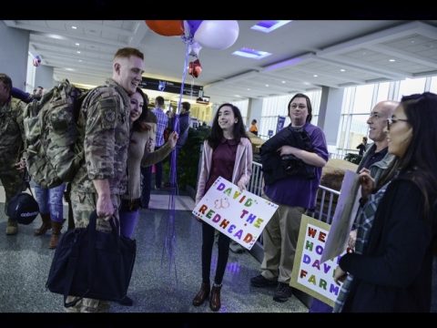 airmen return home from Iraq