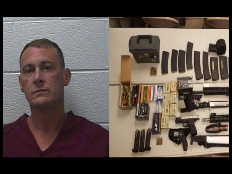 SUSPECT ARRESTED WITH MULTIPLE AUTOMATIC WEAPONS AND HUNDREDS OF ROUNDS OF AMMO