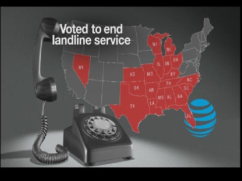 end landline service