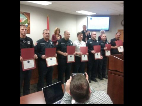 CROSSVILLE VOLUNTEER FIREFIGHTER OF THE YEAR AND OTHERS HONORED