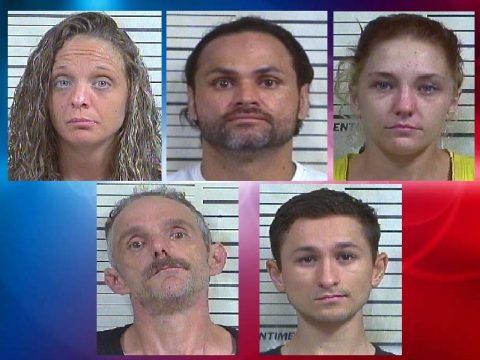 five arrested Crossville