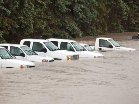 flooded vehicles