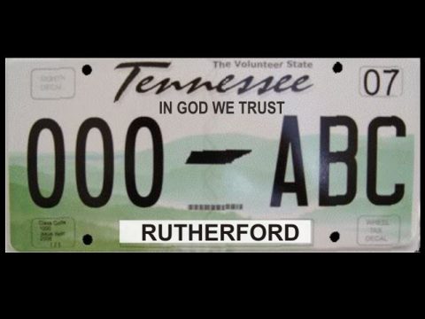 "IN GOD WE TRUST" LICENSE PLATES NOW AVAILABLE