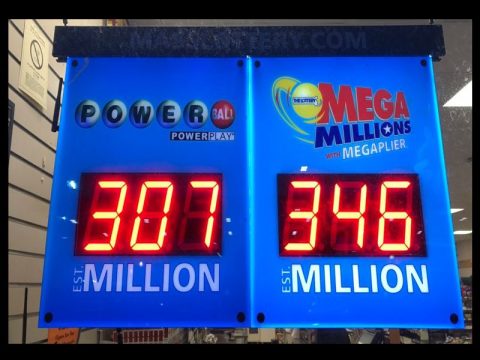 POWERBALL AND MEGA MILLIONS AT OVER $300 MILLION EACH