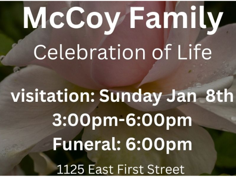 mccoy family celebration of life
