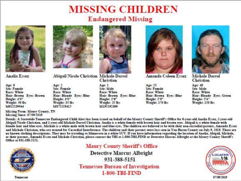 missing maury children