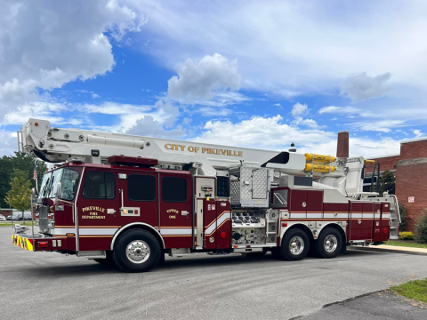pikeville aerial fire truck