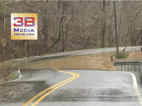 sevier county flooded roads