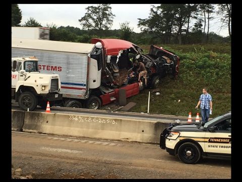 2 SEPARATE WRECKS INVOLVED TRACTOR-TRAILER RIGS IN CUMBERLAND COUNTY THURSDAY MORNING